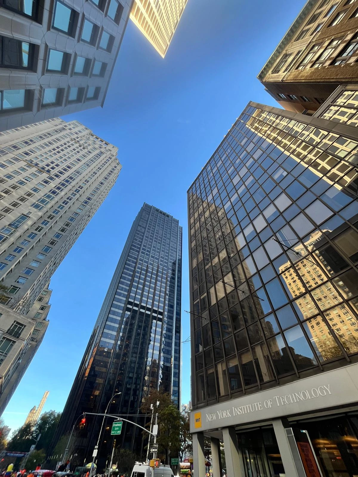 New York Institute of Technology building at Columbus Circle, New York City
